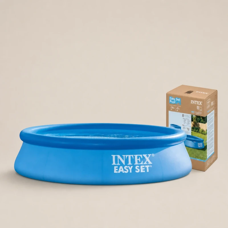 مسبح Intex Easy Set دائري قابل للنفخ – 2.44 متر