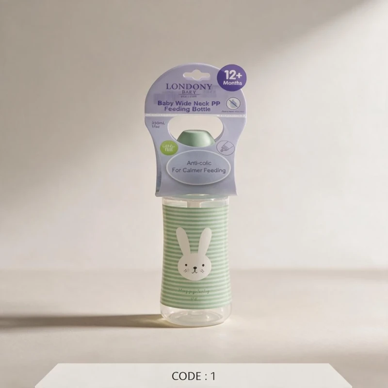 رضّاعة أطفال عريضة العنق Londony Baby لعمر +12 شهرًا – code: 1