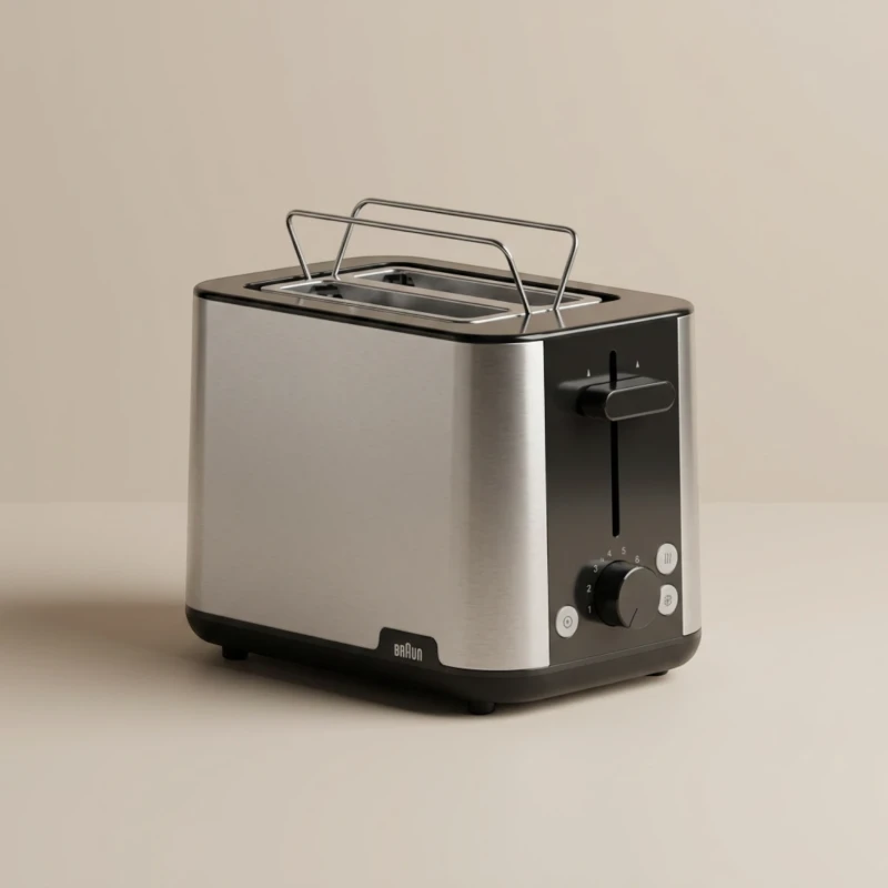 محمصة خبز براون PurShine HT1510BK مع 8 مستويات للتحمير