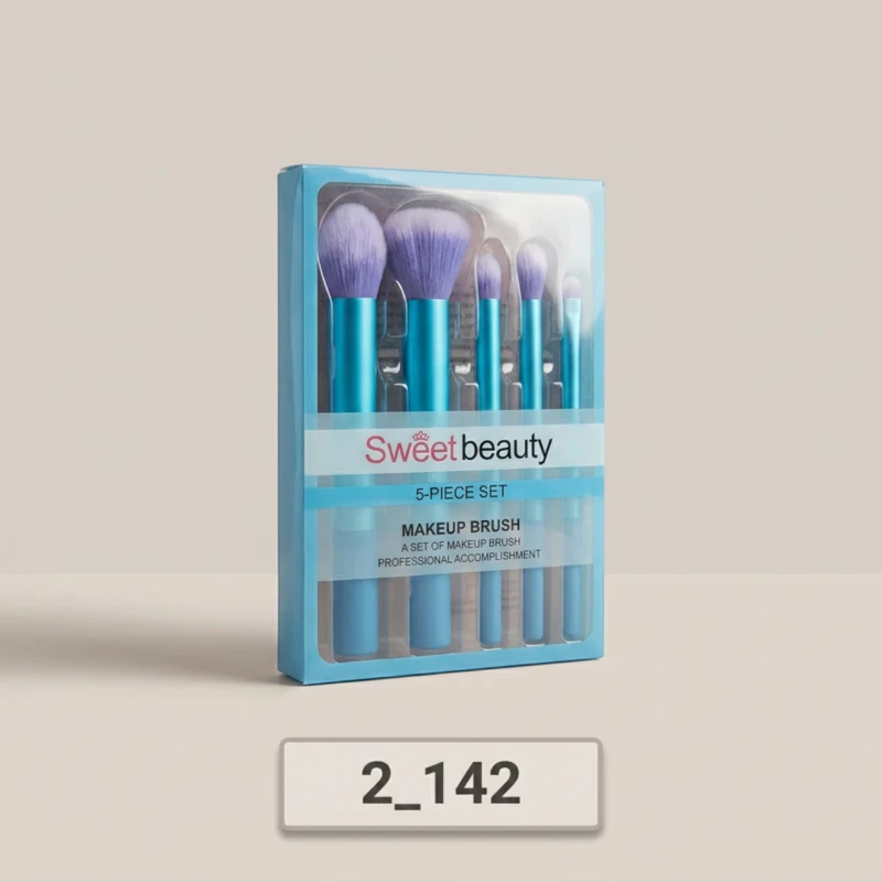 طقم فرش مكياج Sweetbeauty خمس قطع