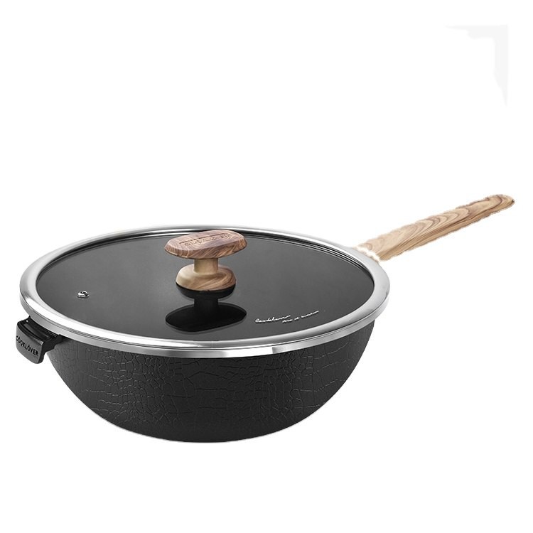 MGC Ceramic Coated Cast Aluminum Cookware Set مجموعة أواني MGC من الألومنيوم المصبوب المطلي بالسيراميك.