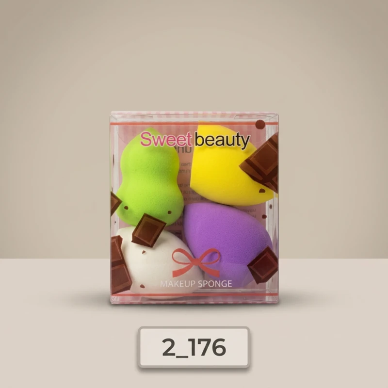 طقم إسفنج مكياج Sweetbeauty رباعي الألوان